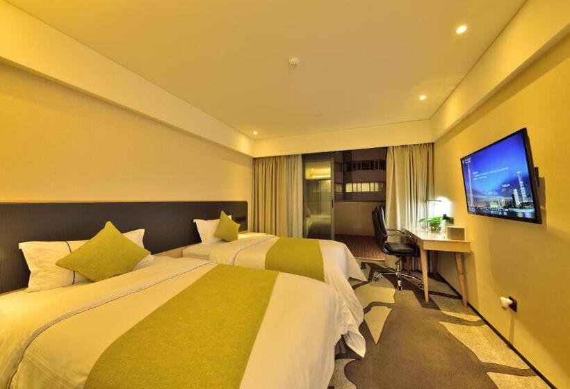 اتاق استاندارد با چشم‌انداز باغ, Haijun Hotel  Free Canton Fair Shuttle Bus