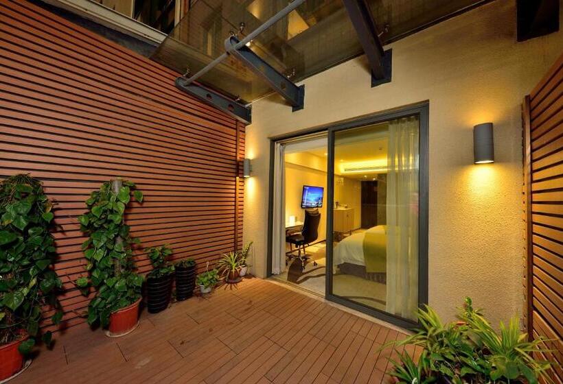 اتاق استاندارد با چشم‌انداز باغ, Haijun Hotel  Free Canton Fair Shuttle Bus