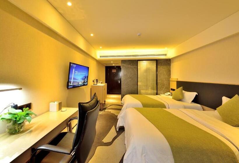 اتاق استاندارد با چشم‌انداز باغ, Haijun Hotel  Free Canton Fair Shuttle Bus