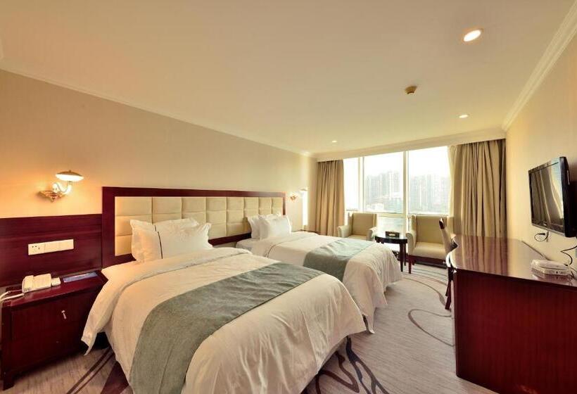 اتاق سوپریور با چشم‌انداز رودخانه, Haijun Hotel  Free Canton Fair Shuttle Bus