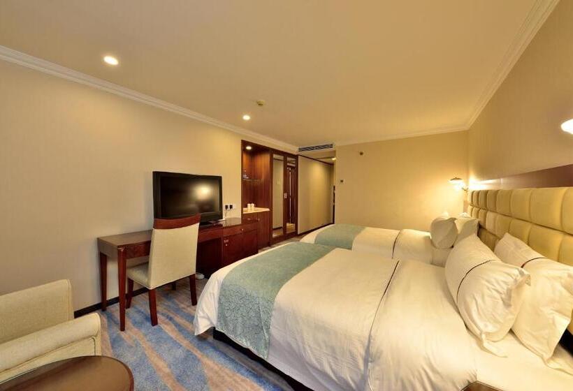 اتاق سوپریور با چشم‌انداز شهر, Haijun Hotel  Free Canton Fair Shuttle Bus