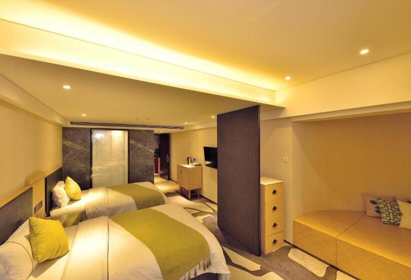 اتاق استاندارد با چشم‌انداز رودخانه, Haijun Hotel  Free Canton Fair Shuttle Bus