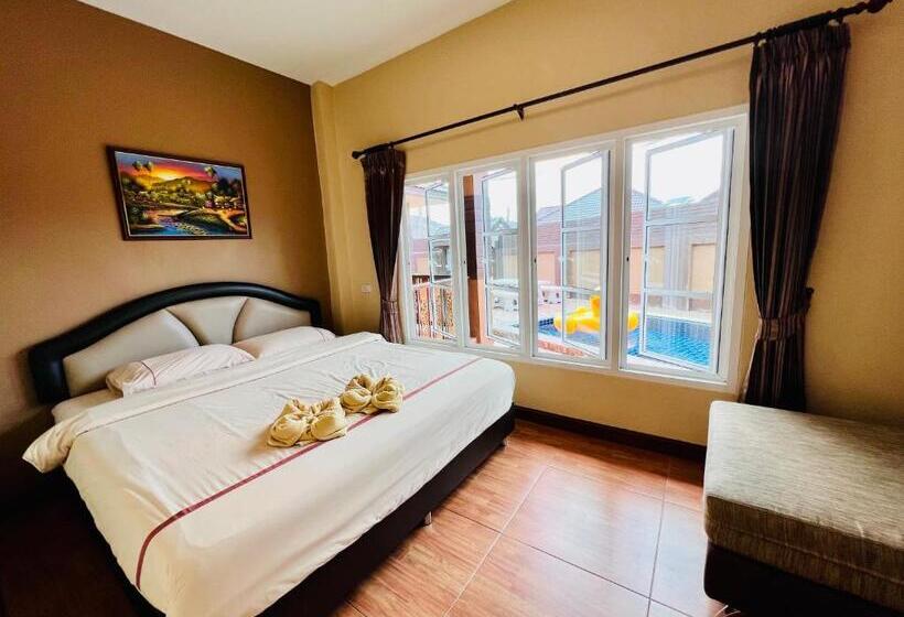 빌라 1 베드룸 - 수영장, Benwadee Resort Pattaya