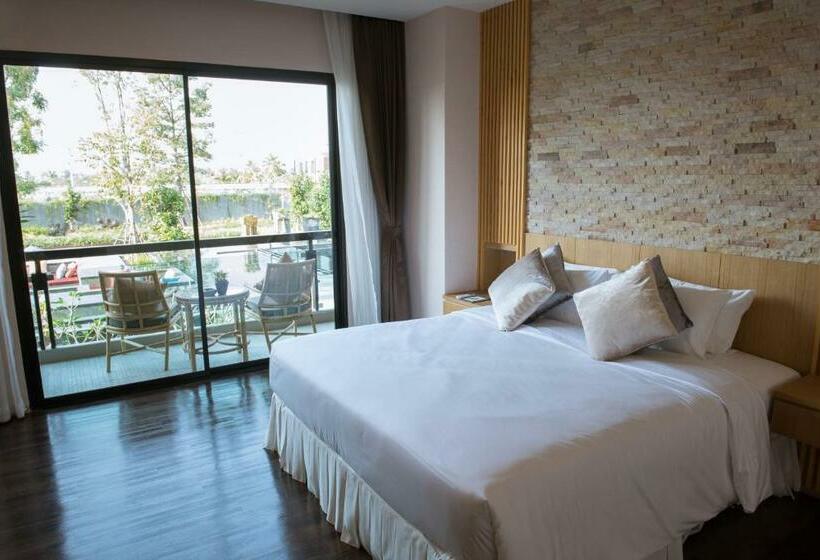 バルコニー付きデラックスルーム, North Hill City Resort Sha Extra Plus