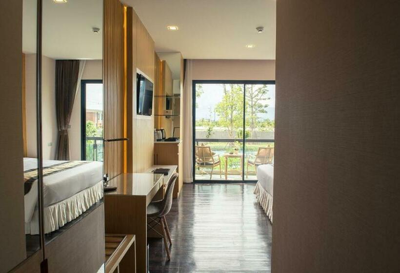 バルコニー付きデラックスルーム, North Hill City Resort Sha Extra Plus