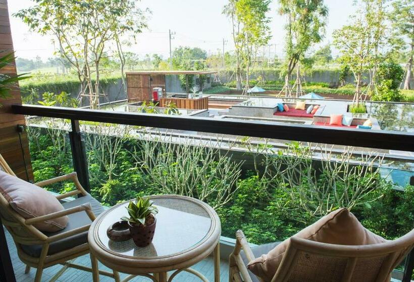 バルコニー付きデラックスルーム, North Hill City Resort Sha Extra Plus