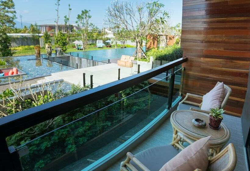 バルコニー付きデラックスルーム, North Hill City Resort Sha Extra Plus