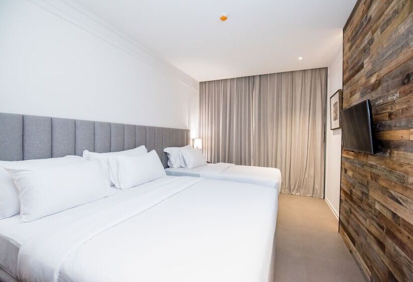 带泳池观景的豪华房, Sugar Marina Hotel Cliffhanger Aonang   Sha Extra Plus