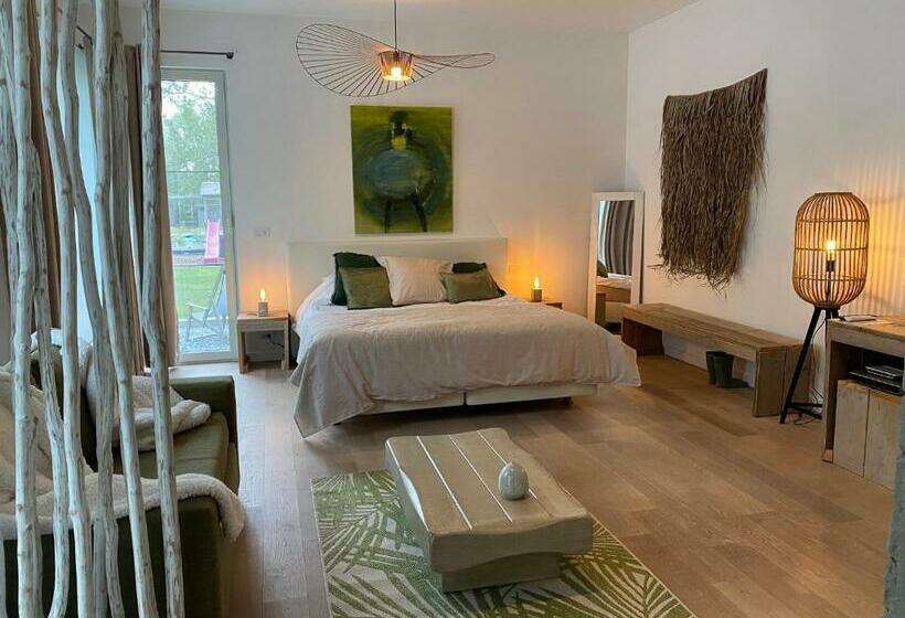 غرفة كمفورت مع تراس, B&b Villa Tartine