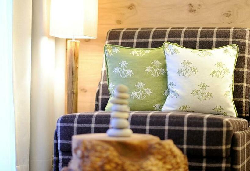 带阳台的高级房间, Post Hotel Paznaun