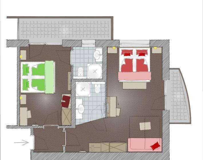 Семейный Номер, Alpinhotel Monte Superior   Silvretta Card Premium Betrieb