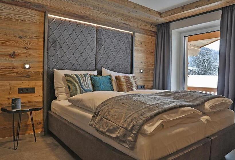 غرفة قياسية مزوَّدة بشُرفة, Sieglhub Chalets Appartements