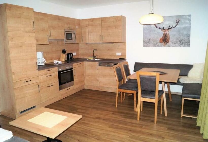 شقة غرفة نوم واحدة مزودة بشُرفة, Sieglhub Chalets Appartements