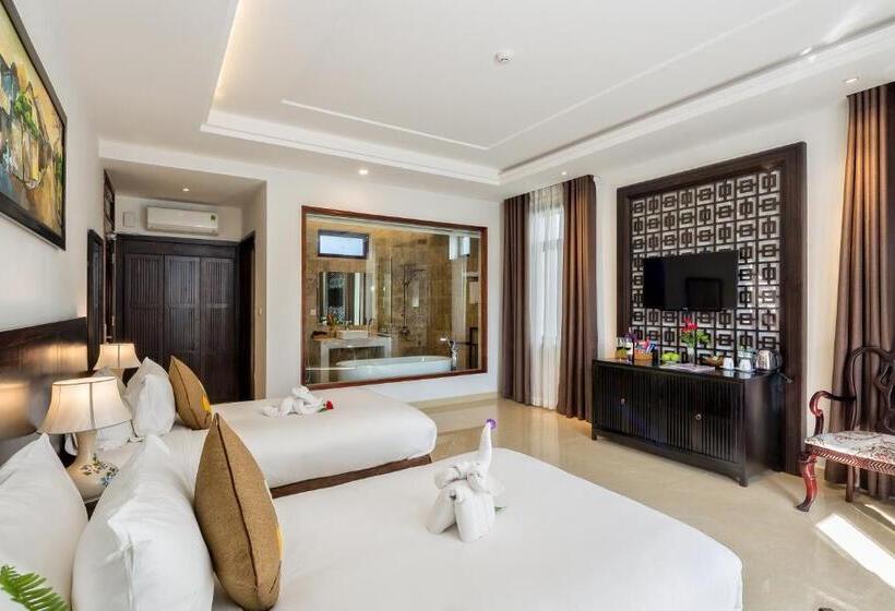 اتاق لوکس با چشمانداز استخر, Hoi An Emotion Boutique Villa