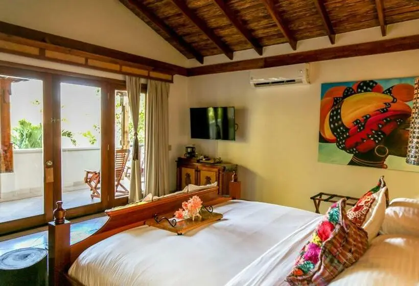 オーシャンビューデラックスルームバルコニー付き, Almond Beach Resort At Jaguar Reef
