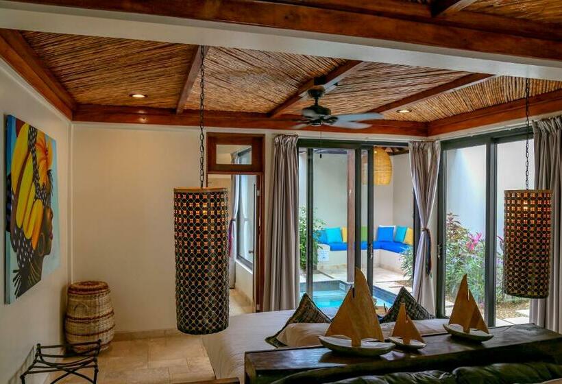 סוויטה עם בריכה, Almond Beach Resort At Jaguar Reef