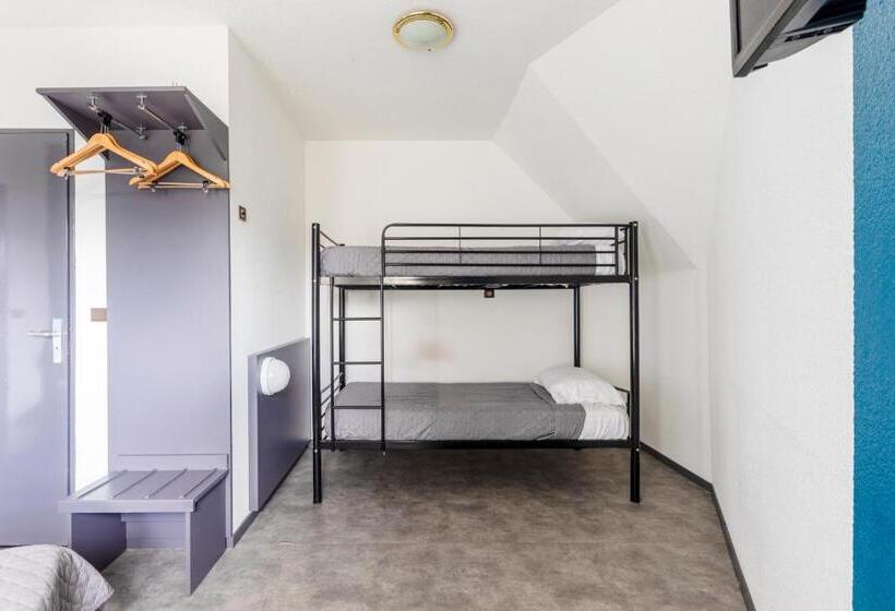 غرفة كلاسيكية رباعية, Hôtel La Nonette Asterix, Cdg Airport & Paris Centre