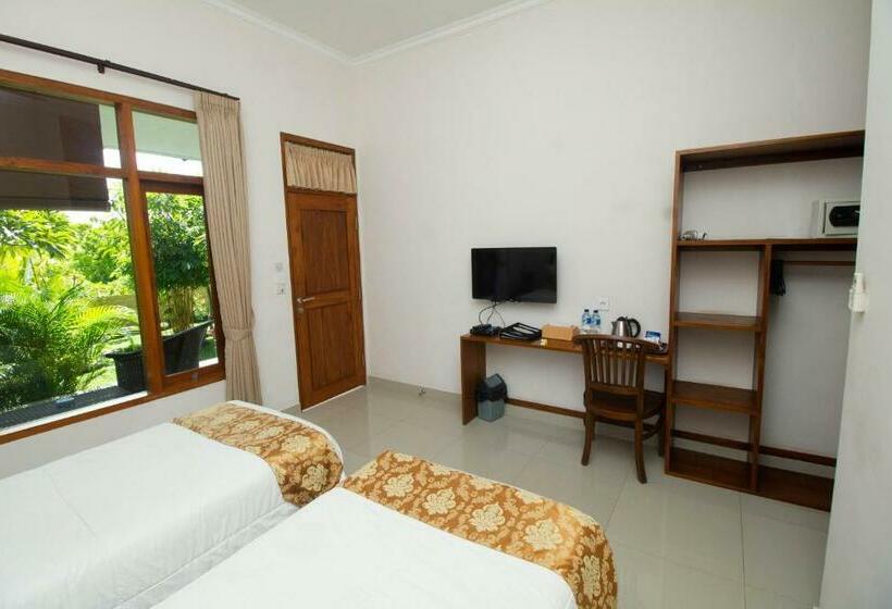 חדר דלוקס נוף לגינה, Ocean Villa Dive Resort   Tulamben