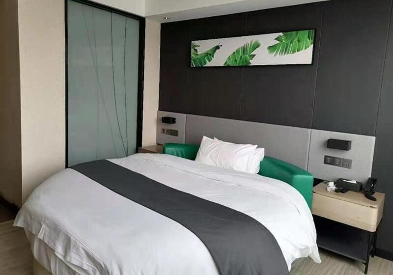 Habitació Romàntica, Thank Inn Chain Heyuan Zijin Baocheng Commercial Plaza