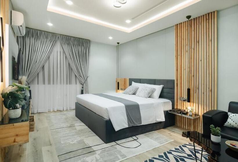 غرفة ديلوكس سرير كينج, Kashco Apartments Wuse 2 Abuja