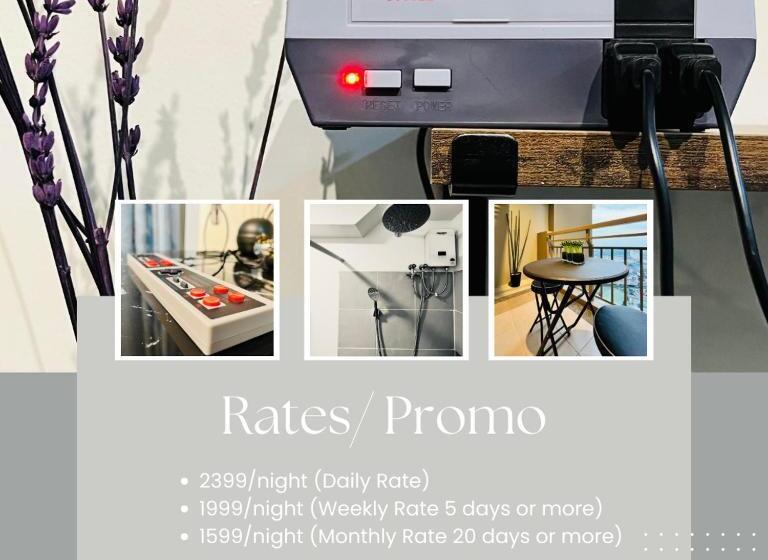 سوییت, Modern Contemporary 1br Fully Furnished Condo With Balcony At Prisma Residences