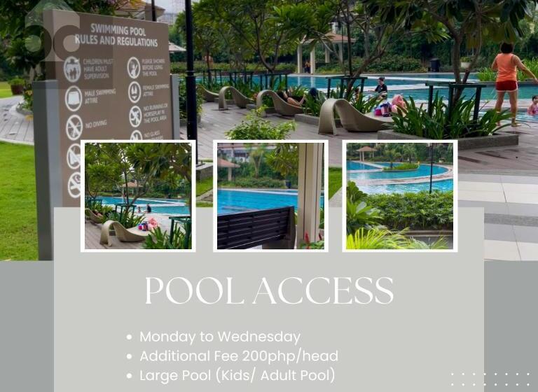 Люкс, Modern Contemporary 1br Fully Furnished Condo With Balcony At Prisma Residences