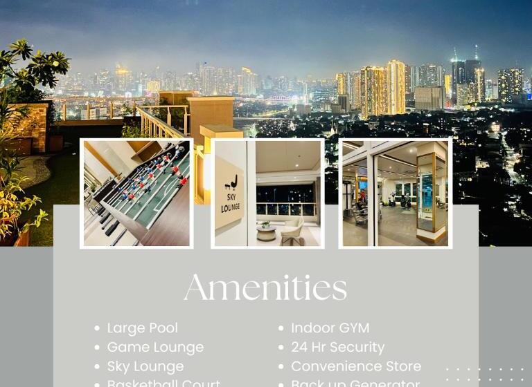 سوییت, Modern Contemporary 1br Fully Furnished Condo With Balcony At Prisma Residences