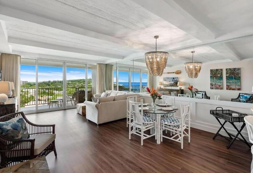 Апартаменты 1 Спальня Боковой Вид на Море, The Whaler By Maui Resort Rentals