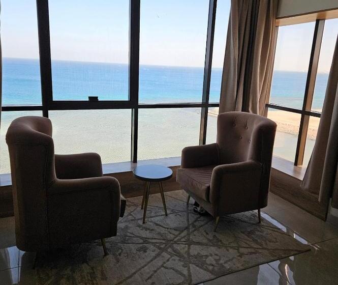 带大床的标准间, اطلالة الحوراء