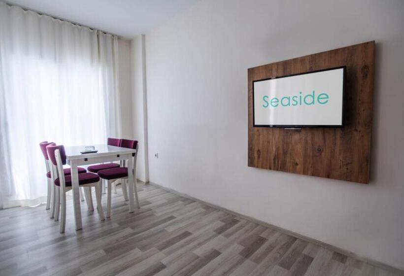 آپارتمان 1 خوابه با چشمانداز باغ, Seaside Apart Otel 400 Meter To Sea!