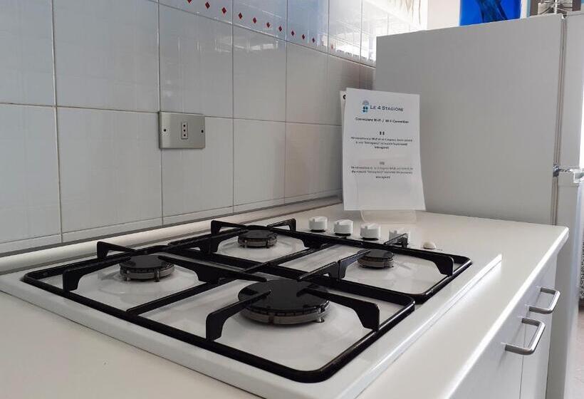 침실 1개 바다 전망 아파트, Residence Le 4 Stagioni