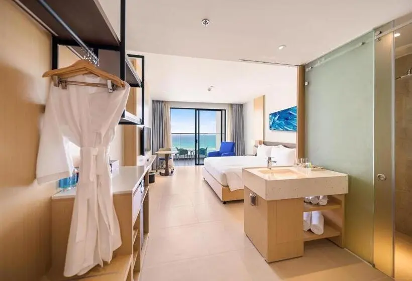 اتاق استاندارد با تخت بزرگ, The Oceanfront Apartment At Cam Ranh