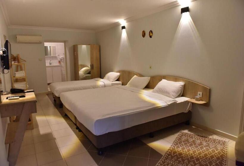 اتاق استاندارد چهارنفره با چشمانداز باغ, Hermes Country Club