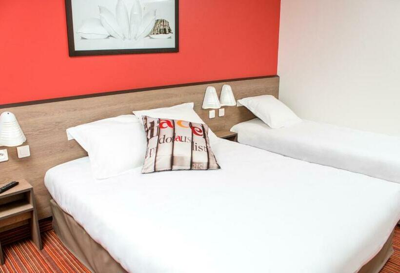 חדר סטנדרט לשלושה, Ace Hôtel Caen Nord Mémorial