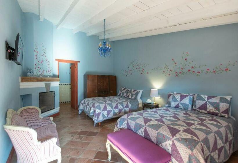 חדר דלוקס, La Casa Azul Huasca & Restaurante La Terraza