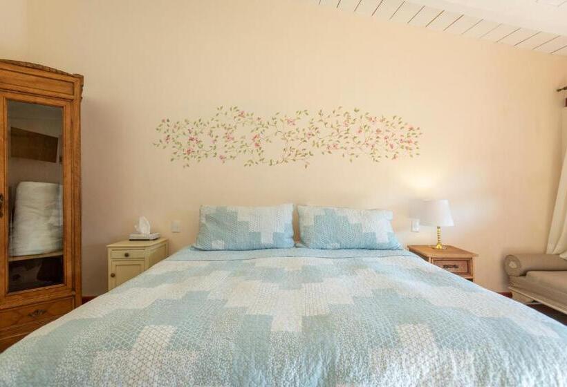 חדר דחוקס עם מיטת קינג, La Casa Azul Huasca & Restaurante La Terraza