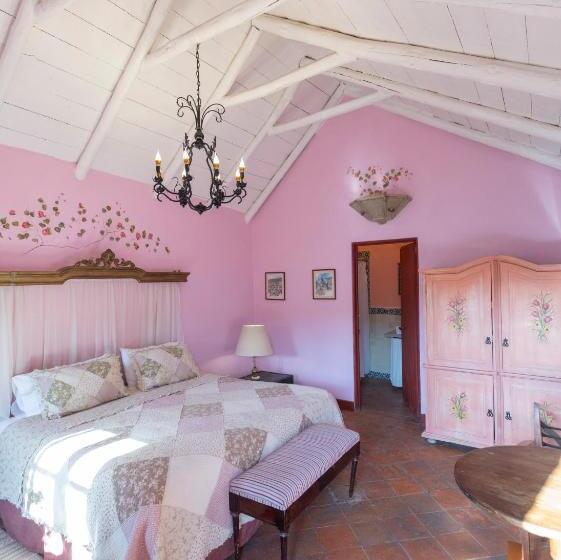 חדר דחוקס עם מיטת קינג, La Casa Azul Huasca & Restaurante La Terraza