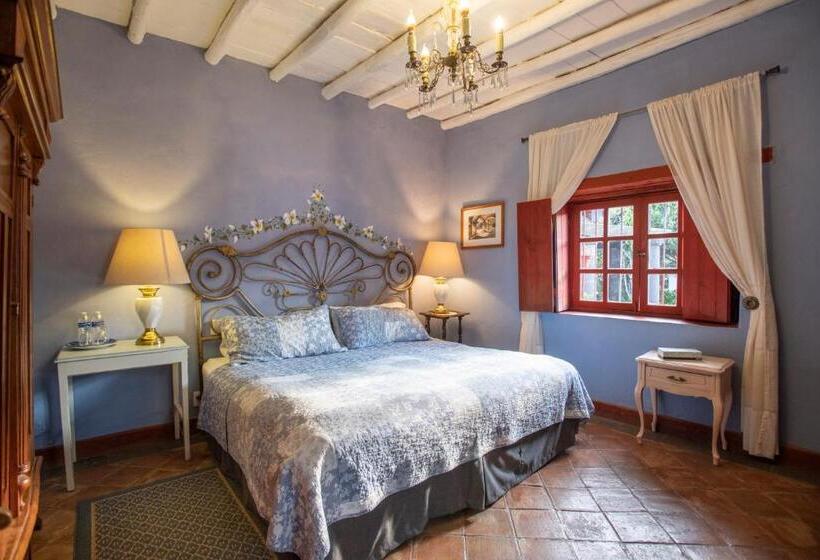 חדר סטנדרט עם מיטת קינג, La Casa Azul Huasca & Restaurante La Terraza