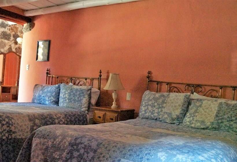 חדר סטנדרט שתי מיטות זוגיות, La Casa Azul Huasca & Restaurante La Terraza