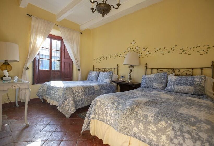חדר סטנדרט שתי מיטות זוגיות, La Casa Azul Huasca & Restaurante La Terraza