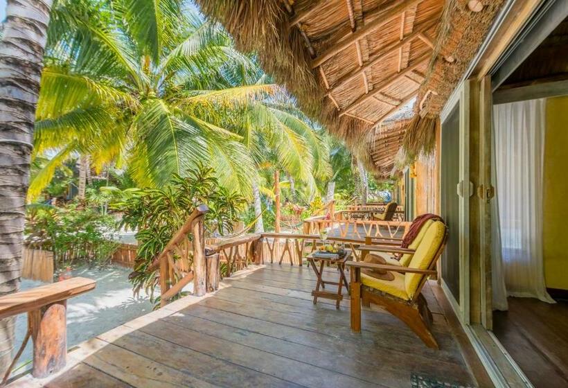 带大床的标准间, Villa Pescadores Tulum