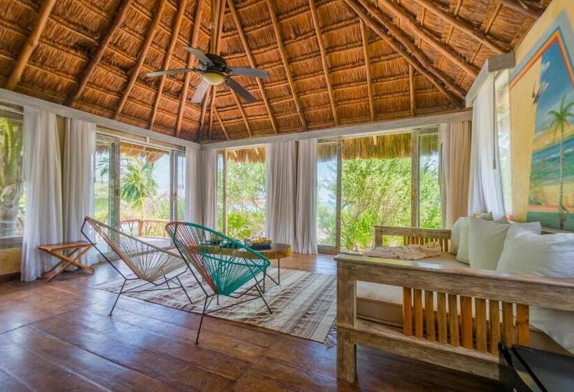 带大床的套房, Villa Pescadores Tulum
