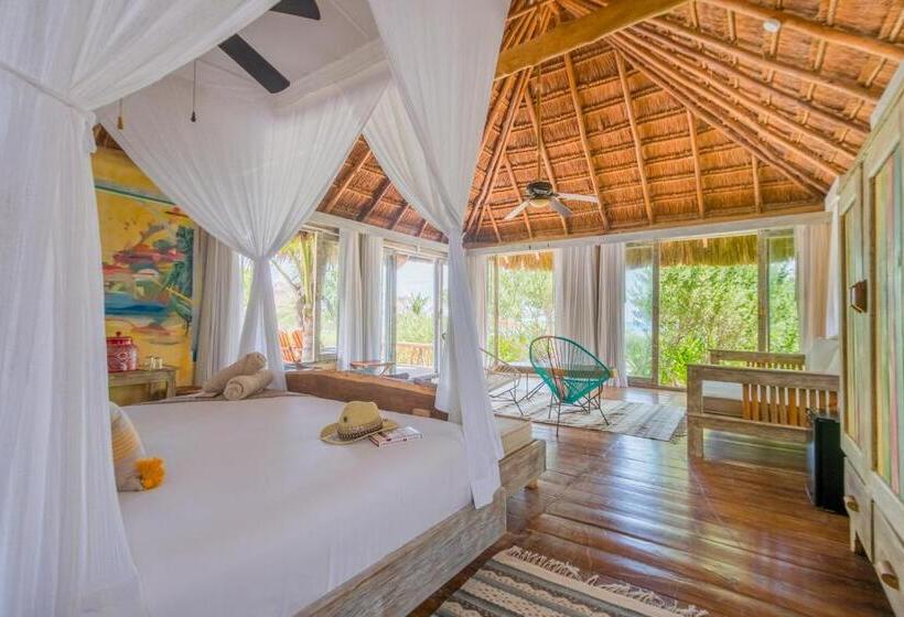 جناح سرير كينج, Villa Pescadores Tulum