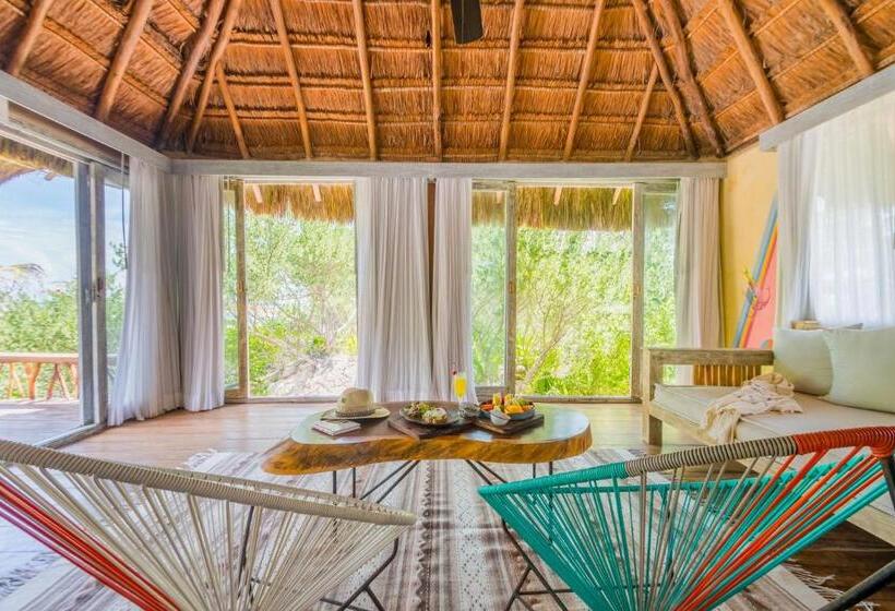 带大床的套房, Villa Pescadores Tulum