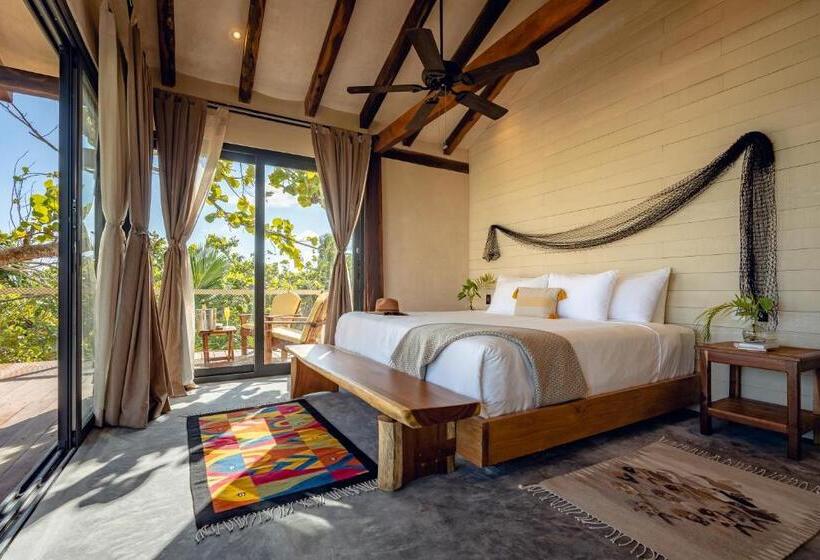 带阳台的豪华间, Villa Pescadores Tulum