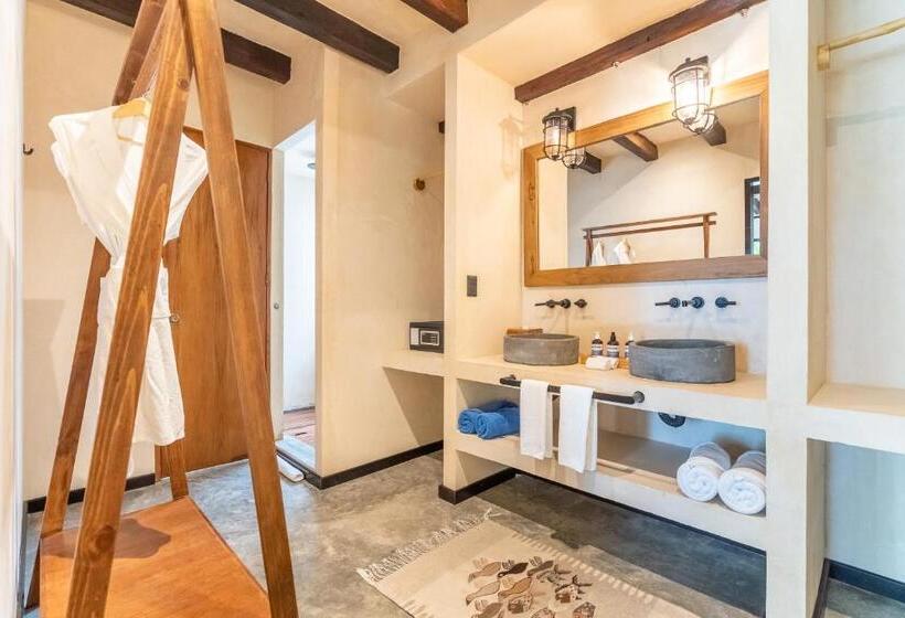 带大床的豪华间, Villa Pescadores Tulum