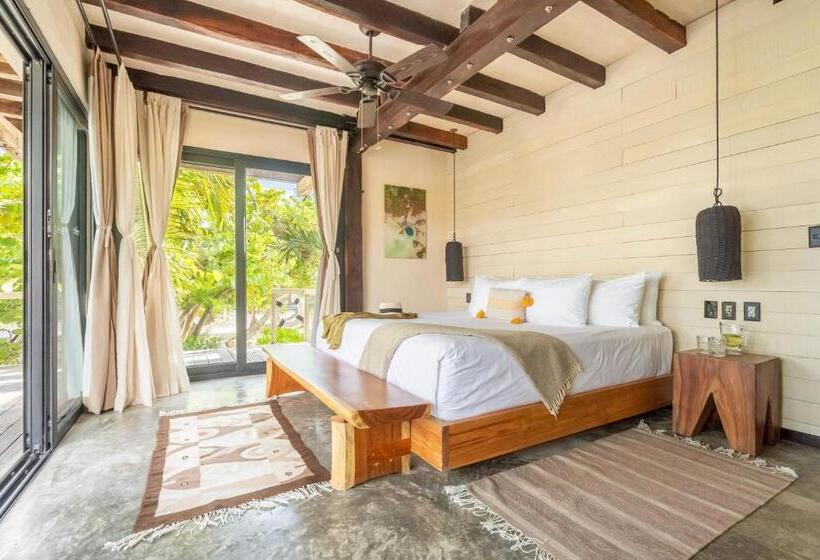 غرفة ديلوكس سرير كينج, Villa Pescadores Tulum
