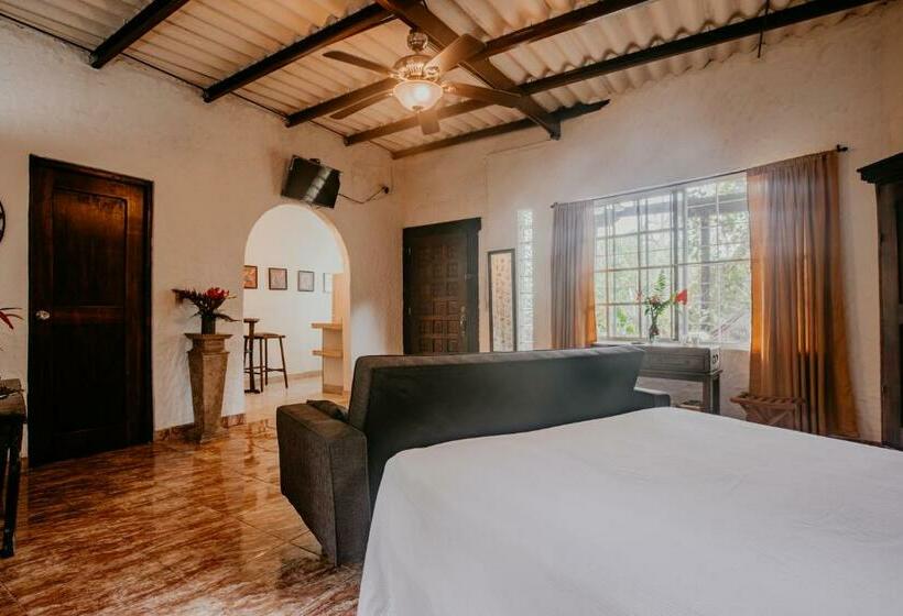 غرفة قياسية مطلّة علي حمام السباحة, The Golden Frog Inn