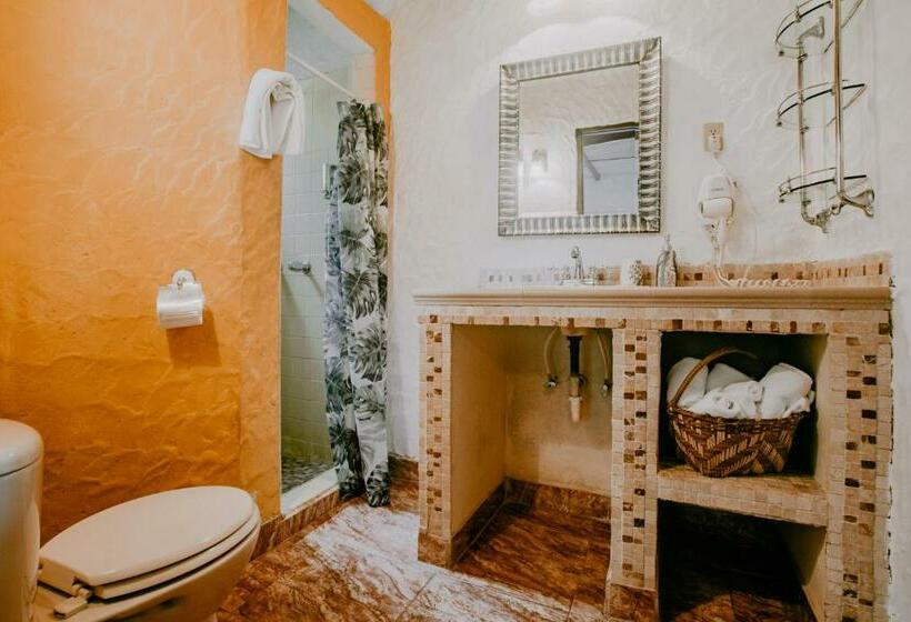 غرفة قياسية مطلّة علي حمام السباحة, The Golden Frog Inn