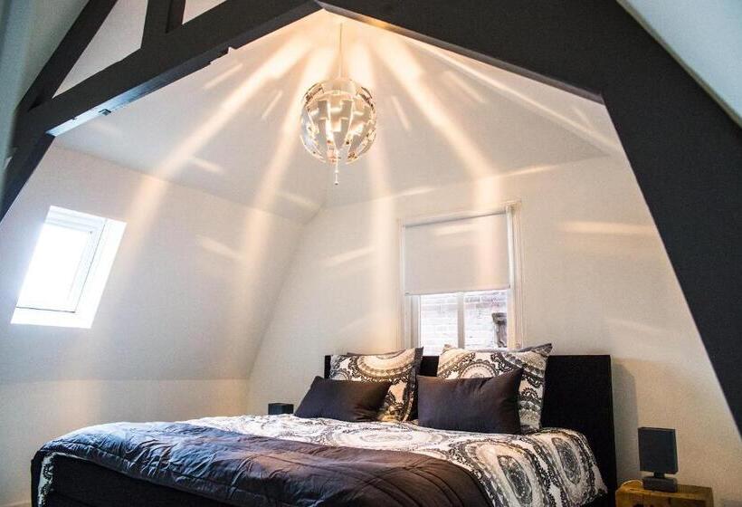 חדר דחוקס עם מיטת קינג, B&b Ons Dijkhuisje